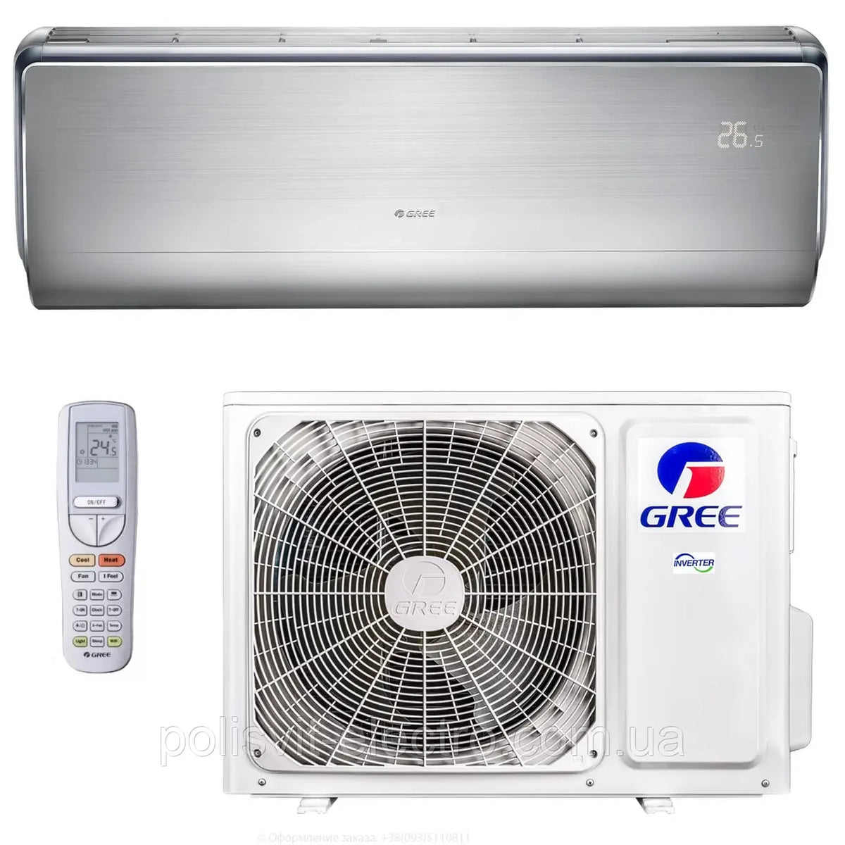 Кондиціонер GREE U-CROWN DC inverter GWH09UB-K6DNA4A  Wi-Fi