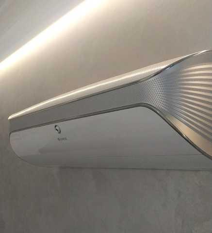 Настінний кондиціонер Gree Soyal Inverter GWH09AKC-K6DNA1A (-25*С) дизайнерська модель