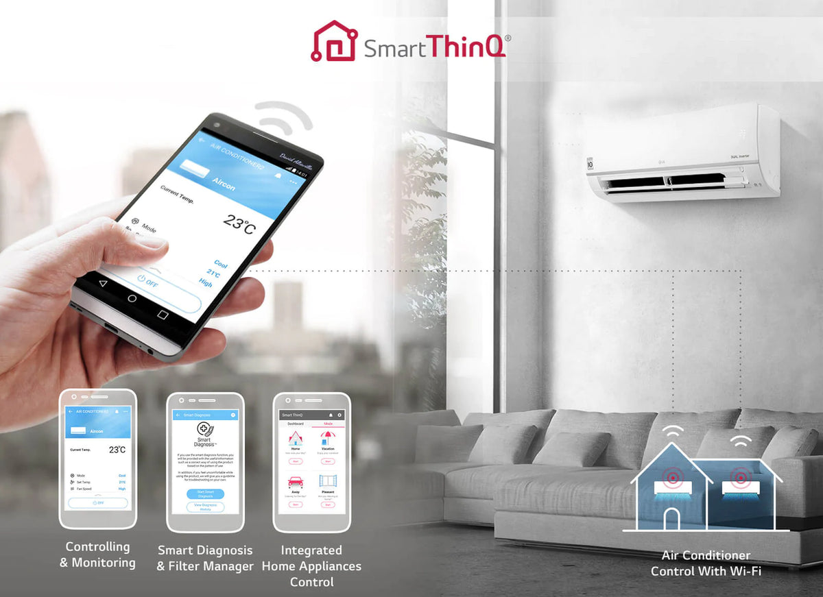 Кондиціонер LG Standard Plus PC18SQ (Dual invereter)