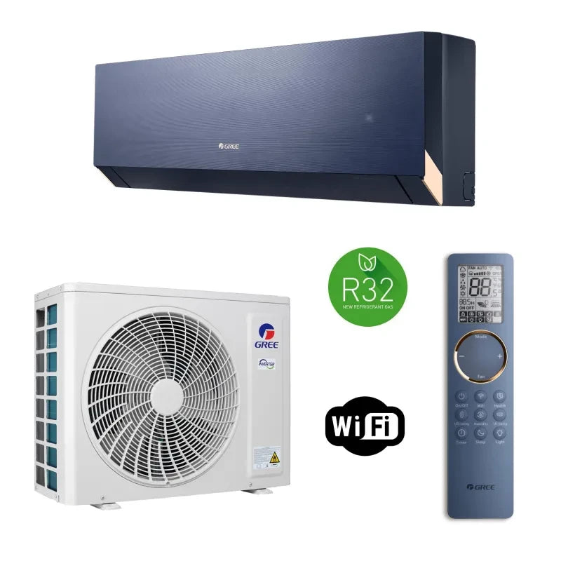 Кондиціонер GREE Clivia inverter Blue R-32 GWH09AUCXB-K6DNA1A