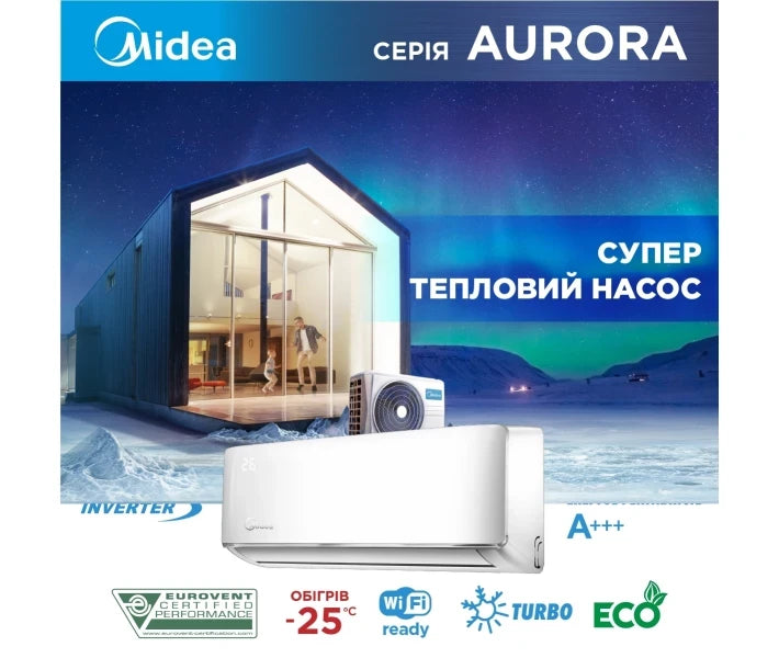 Кондиціонер Midea AURORA MSAB-24HRFN8-I /MSAB-24RFN8-O