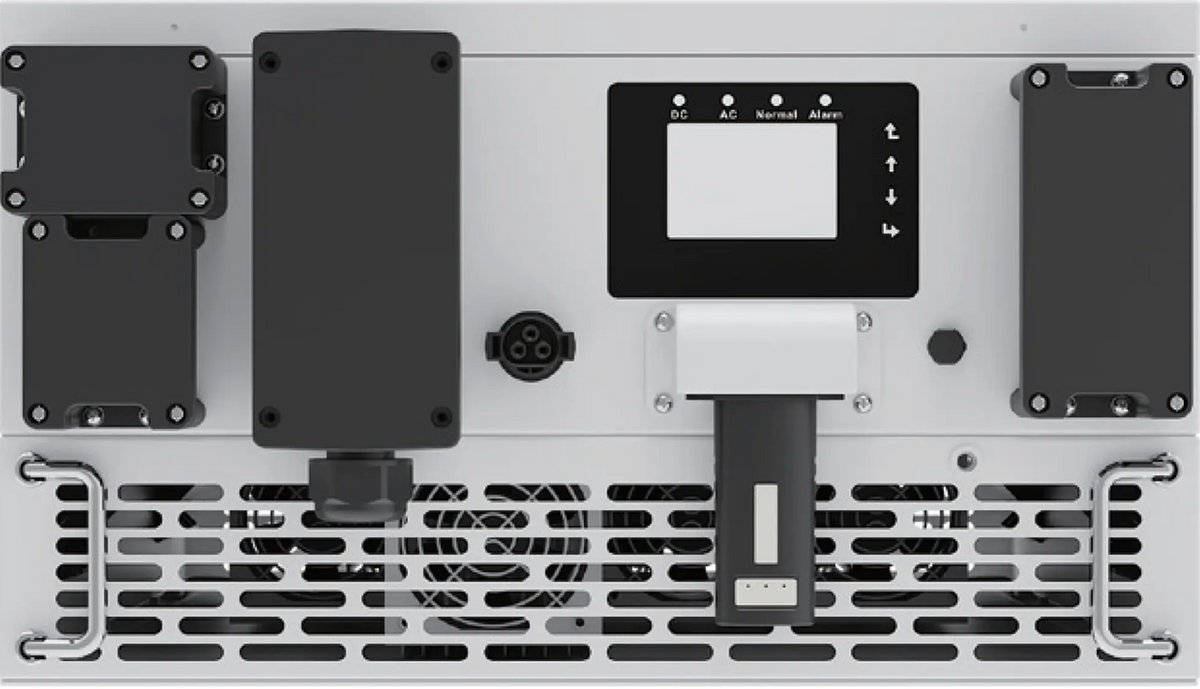 Гібридний інвертор Deye SUN-100K-SG02HP3-EU-GM10 (100 кВт, 3 фази, HV, 10 MPPT, WiFi)
