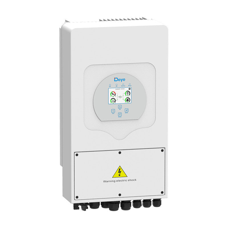 Комплект Інвертор гібриднийDeye SUN-6K-SG05LP1-AM2-PLUS (6 кВт, 1 фаза, 2 МРРТ, LV)+акумулятор (батарея) Deye SE-F5 R+Pri-C