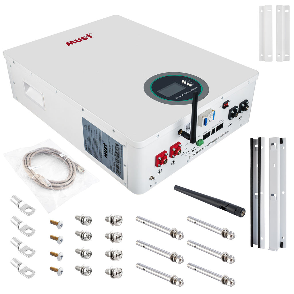Акумулятор MUST LP16-48100 48V 100Ah, 44 кг, LiFePO4