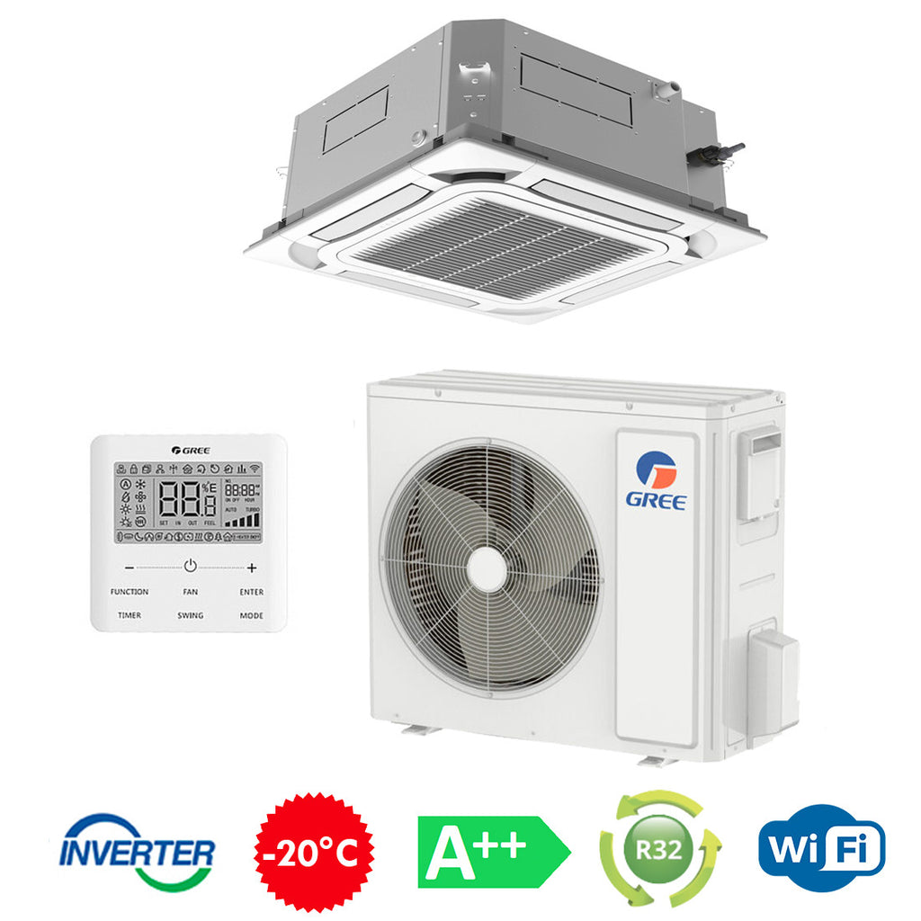 Касетний кондиціонер Gree GUD160T1/A1-S/GUD160W1/NhA-S Inverter R32